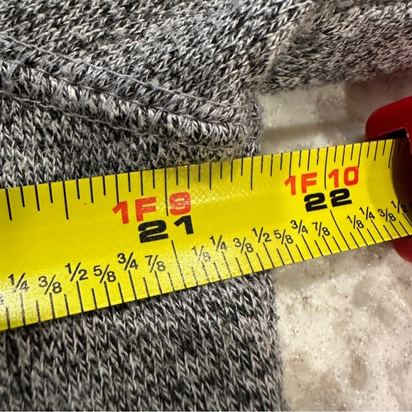 ROOTS Canada Felt Print Graphic Salt & Pepper Crew Long Sleeve Sweatshirt L - Picture 9 of 12